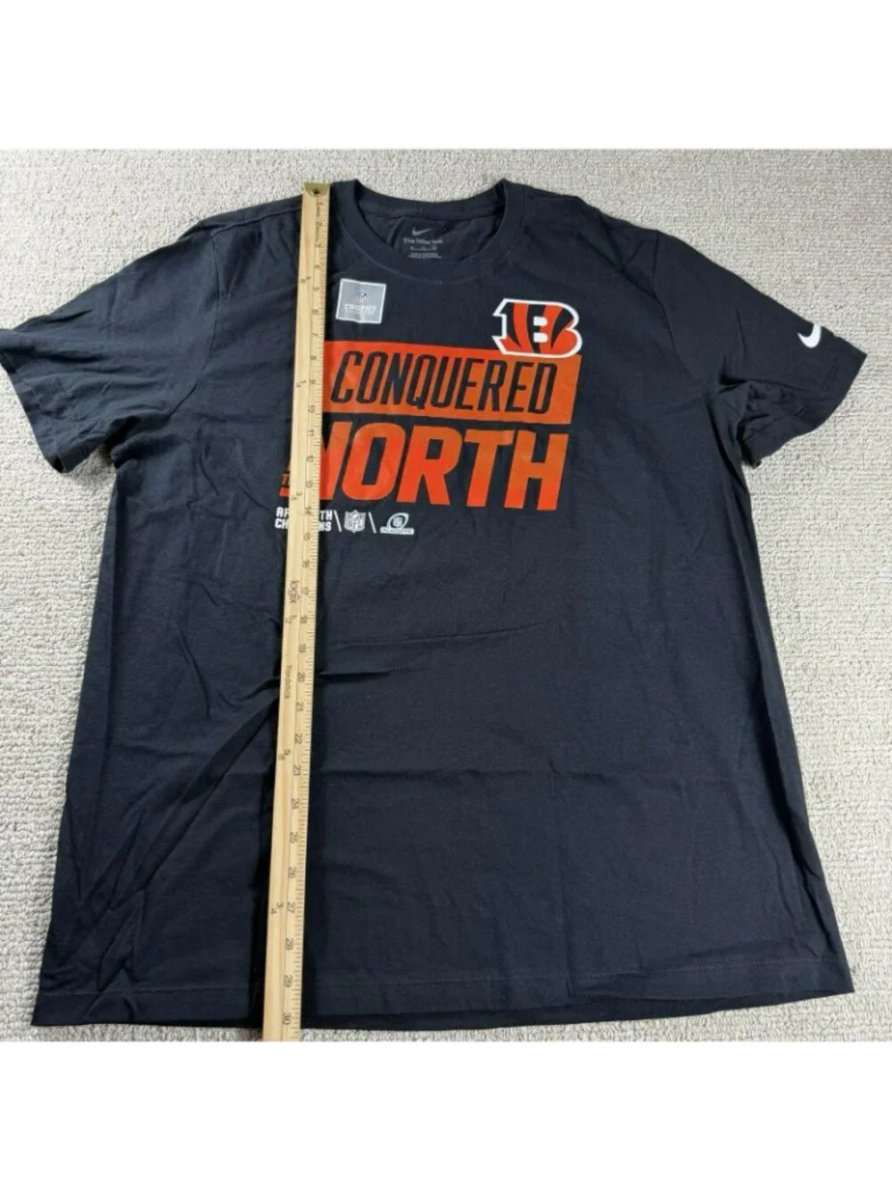 Nike Cincinnati Bengals NFL Conquered The North T-shirt Black Men’s Size XL